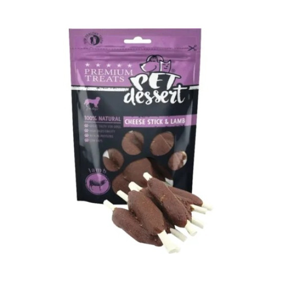 Pets Dessert baton cu miel si branza recompensa pentru caini adulti 80 g